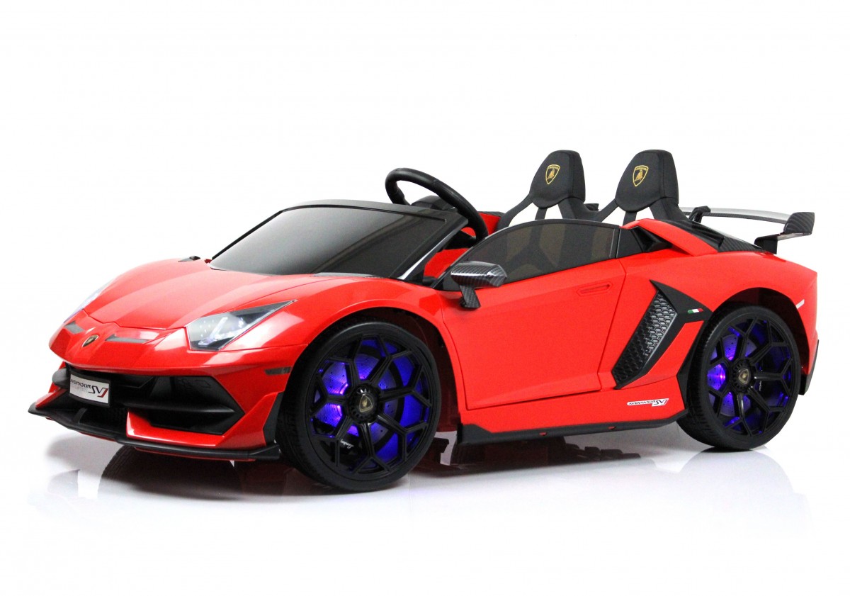 RiverToys Автомобиль Lamborghini Aventador SVJ A111MP, красный