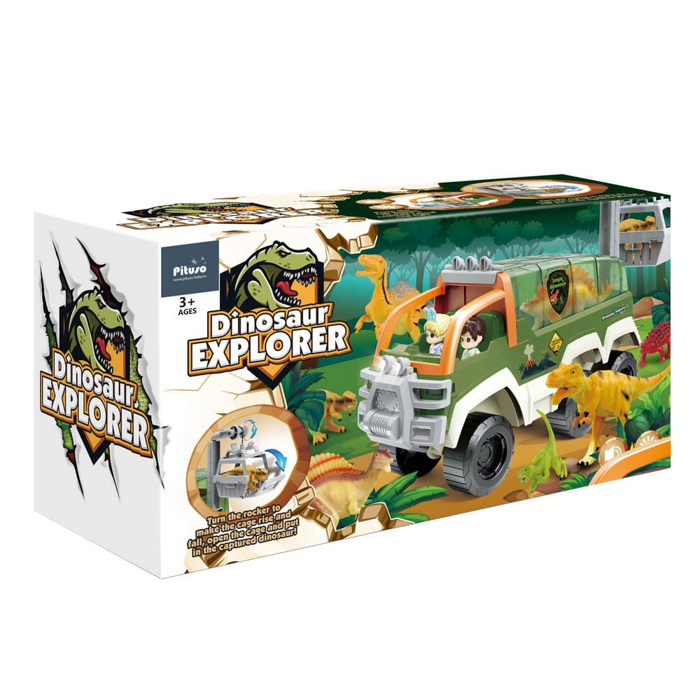 Купить Игровой набор Pituso «Машина с динозаврами Dinosaur Explorer» в  Краснодаре – «Жирафик»