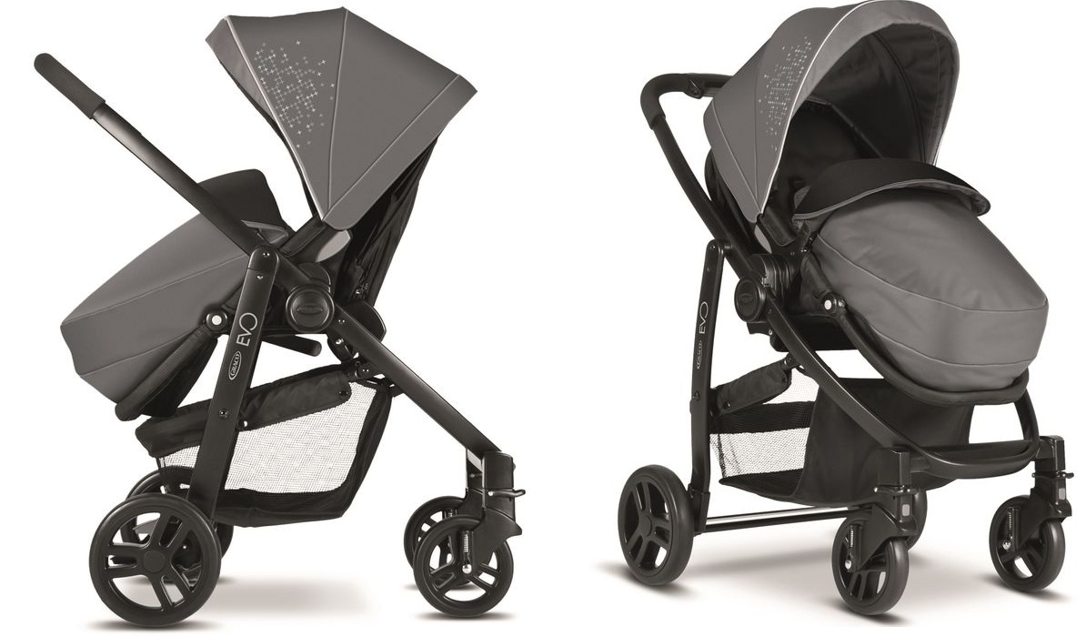 Poussette graco evo duo charcoal store