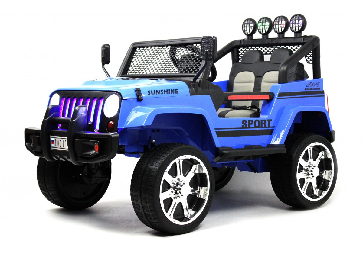 Электромобиль RiverToys Jeep T008TT 4WD купить в магазине Жирафик