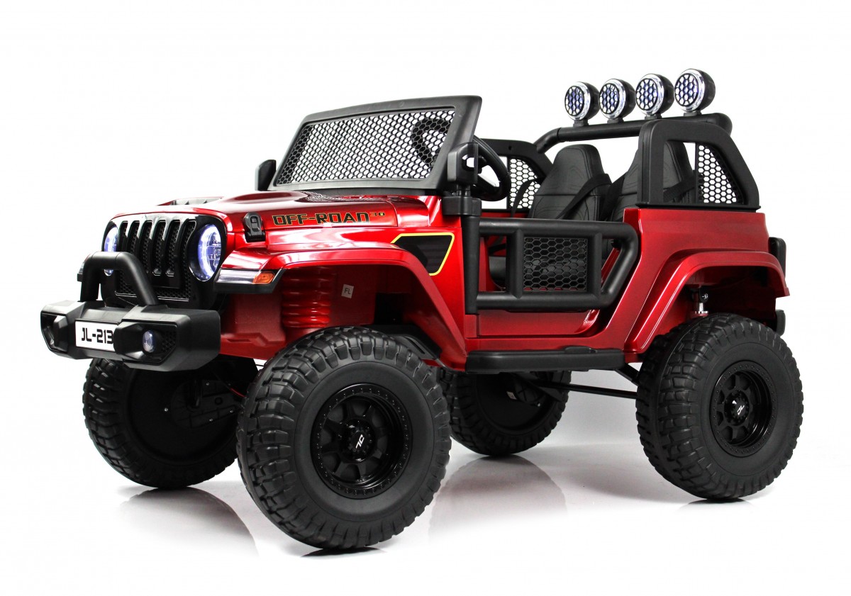 Электромобиль RiverToys Jeep P999BP (Красный глянец)