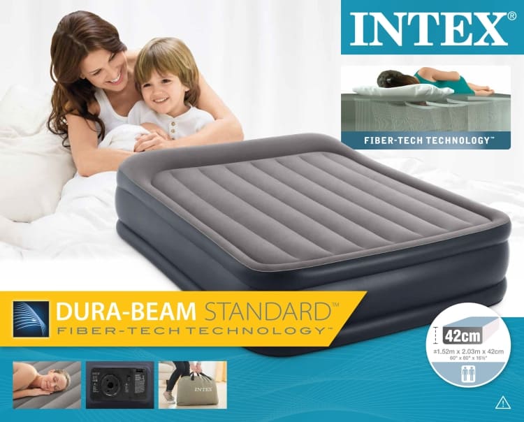 intex king deluxe pillow air mattress