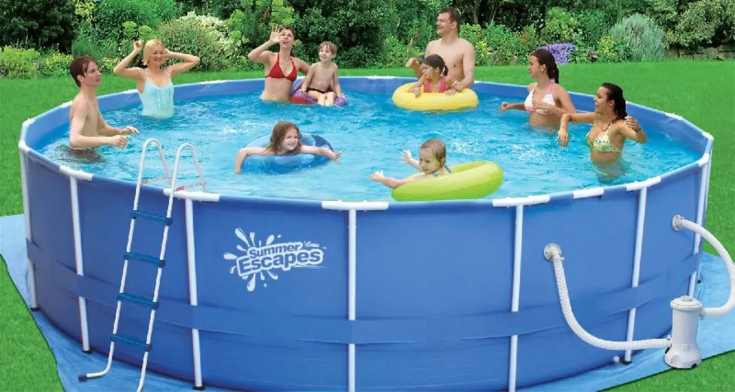 Каркасный бассейн Summer Escapes Metal Frame Pool 457x132см купить в  Краснодаре в магазине Жирафик