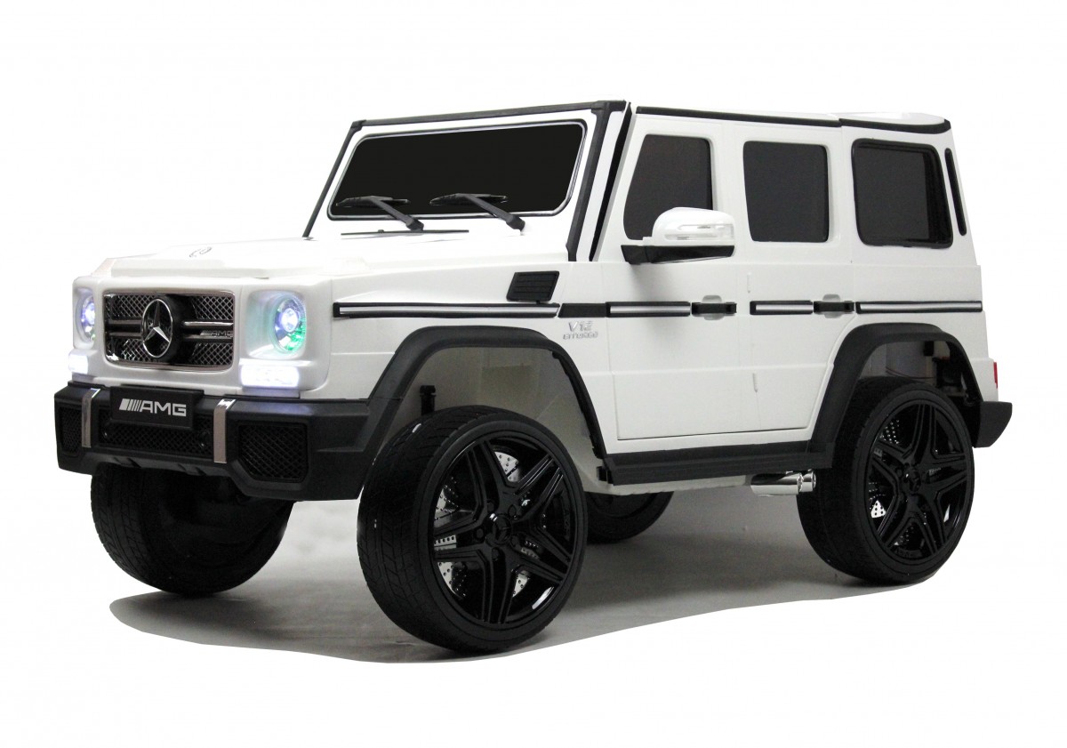 Электромобиль RiverToys Mercedes-Benz-G65-AMG 4WD вишневый/глянец