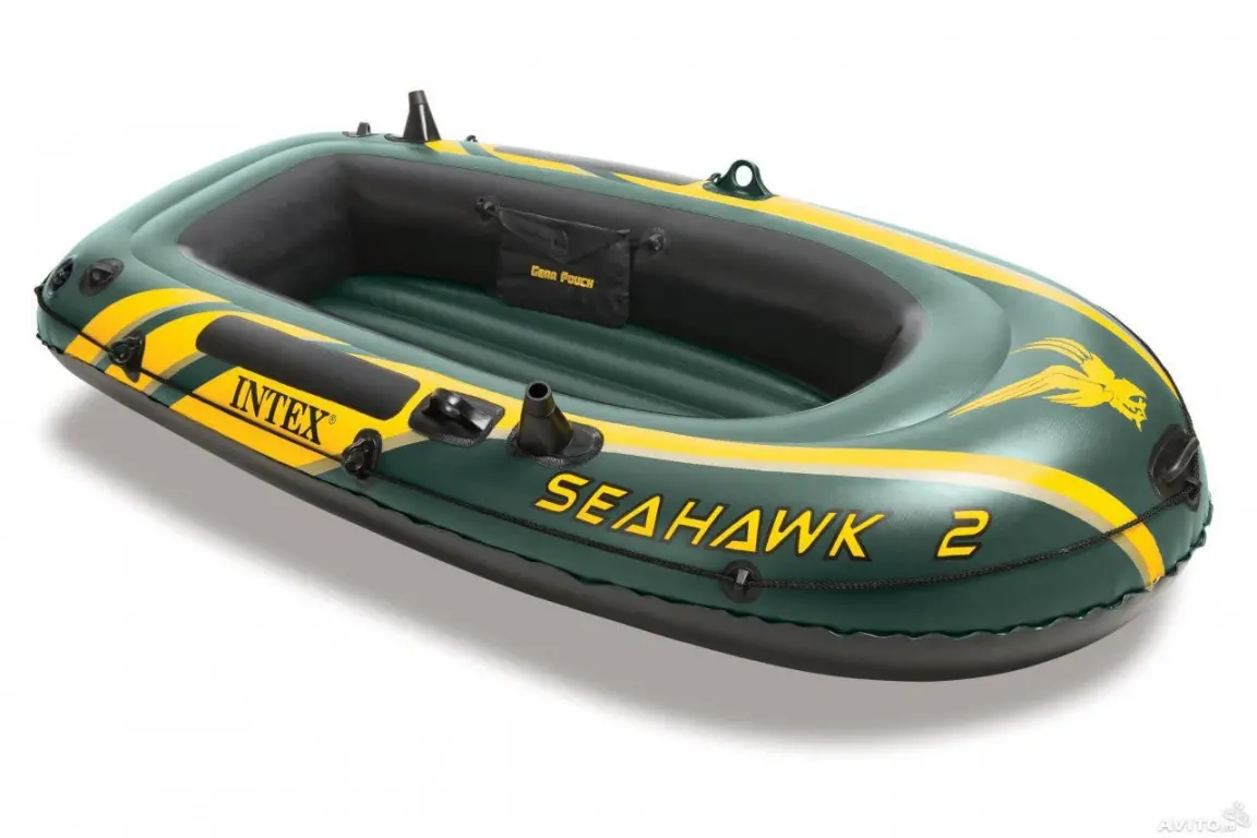 Лодка надувная Intex Seahawk 2 68347