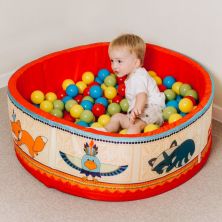 Сухой бассейн Карусель «Индейцы» + 100 шаров Сухой бассейн Карусель «Индейцы» + 100 шаров