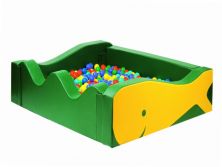 Сухой бассейн «Кит» 1800х1500х400 Сухой бассейн «Кит» 1800х1500х400