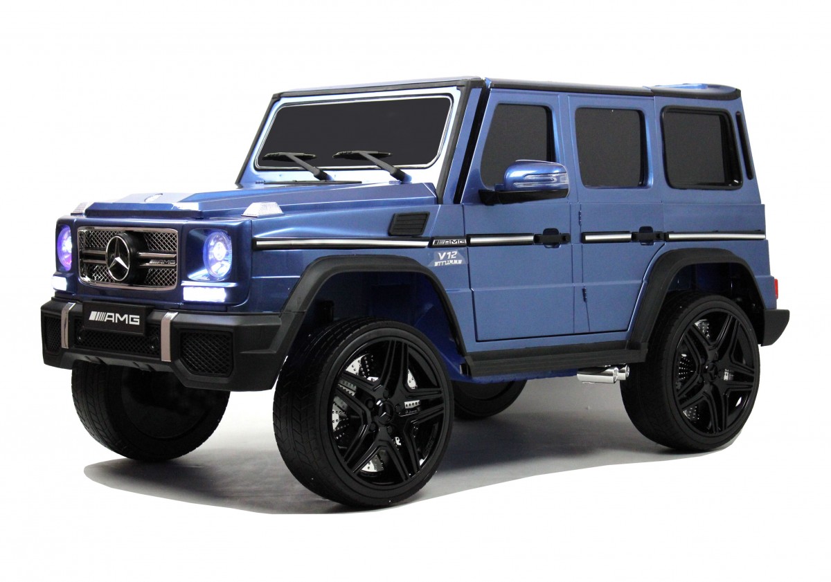 Электромобиль RiverToys Mercedes-Benz-G65-AMG 4WD вишневый/глянец