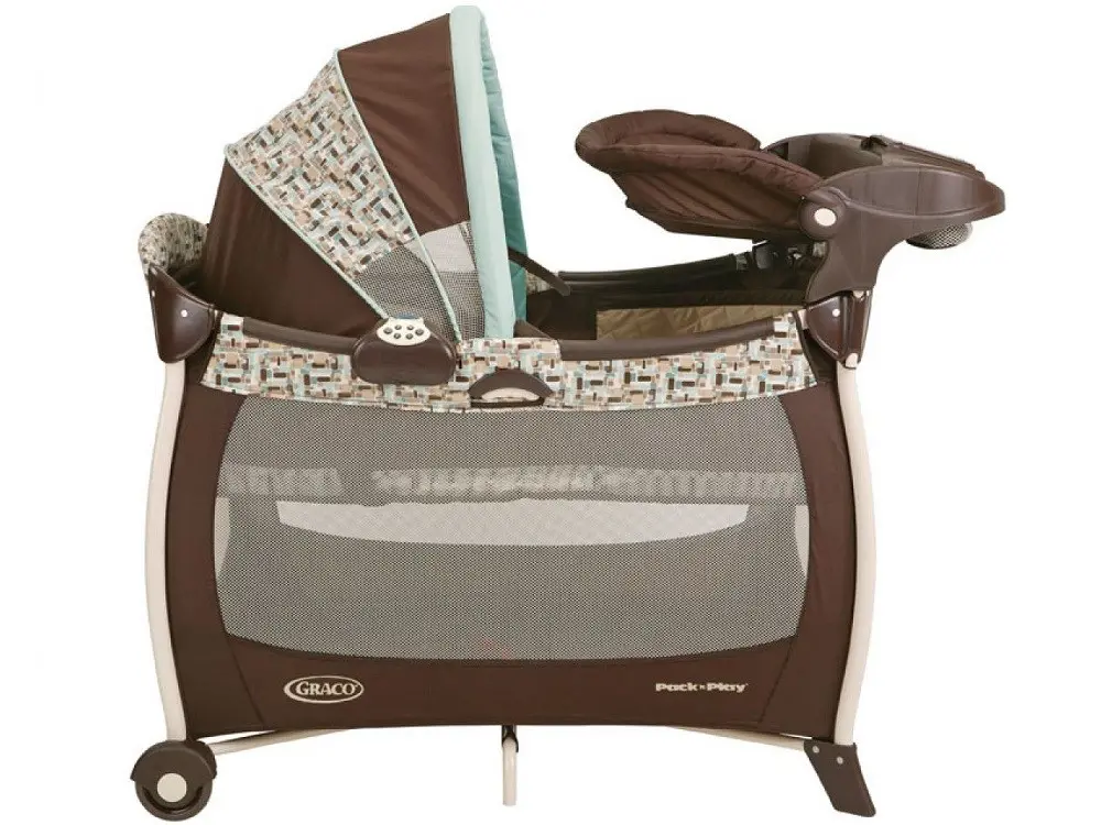 Детский манеж-кровать Graco Contour Electra Deluxe 9D79 Hide&Seek