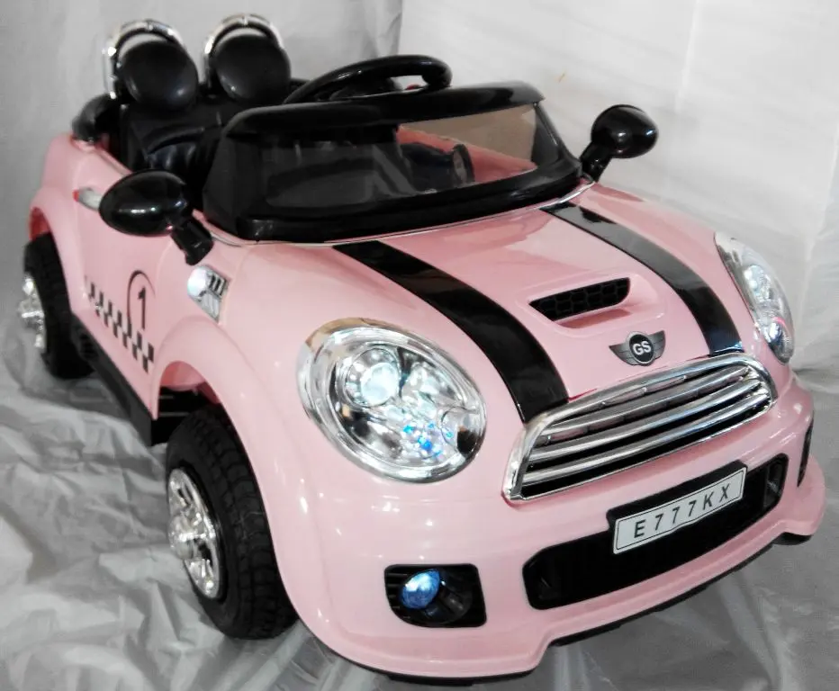 Kids pink mini cooper cheap
