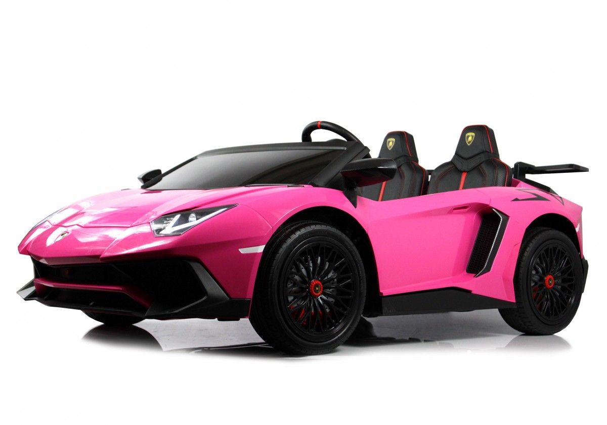 Электромобиль RiverToys Lamborghini Aventador SV M777MM (Розовый)