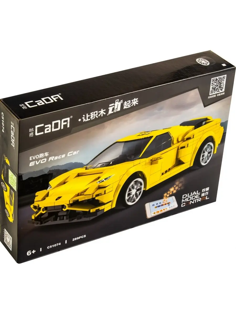 Купить Конструктор на радиоуправлении CaDa Technic Evo Race Car 289 деталей  C51074W в Краснодаре – «Жирафик»