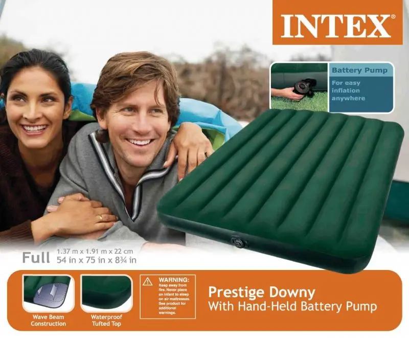 Intex prestige downy sales airbed