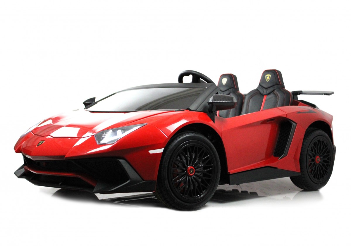 Электромобиль RiverToys Lamborghini Aventador SV M777MM (Красный)