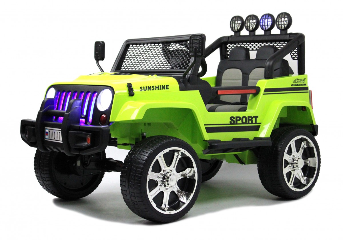 Электромобиль RiverToys Jeep T008TT 4WD купить в магазине Жирафик