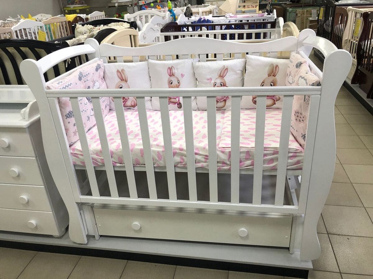 Детская кроватка в Алматы ᐈ Купить кроватки для детей по цене от магазина Миним