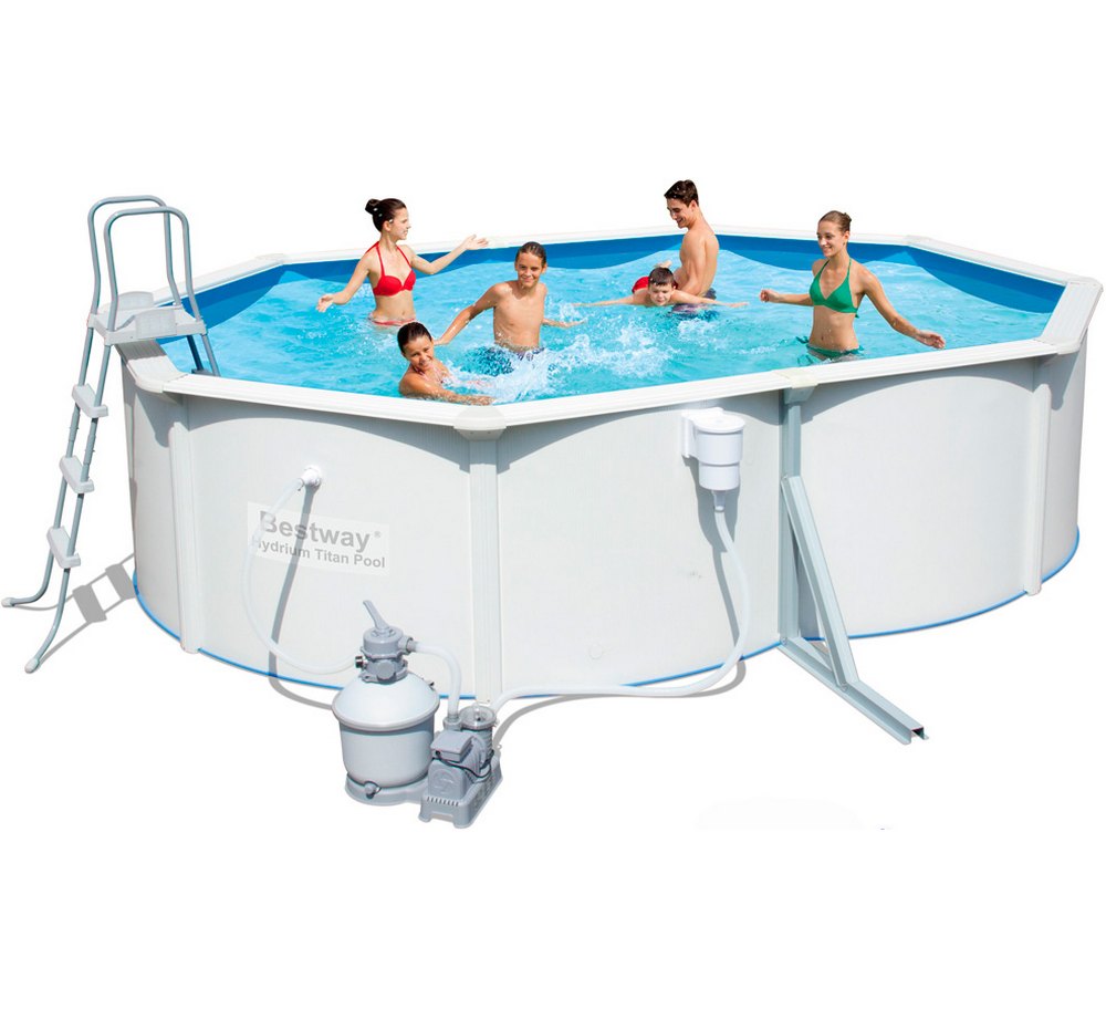 Стальной бассейн Bestway Hydrium Titan Pool 488x366x122см 56286 купить ...