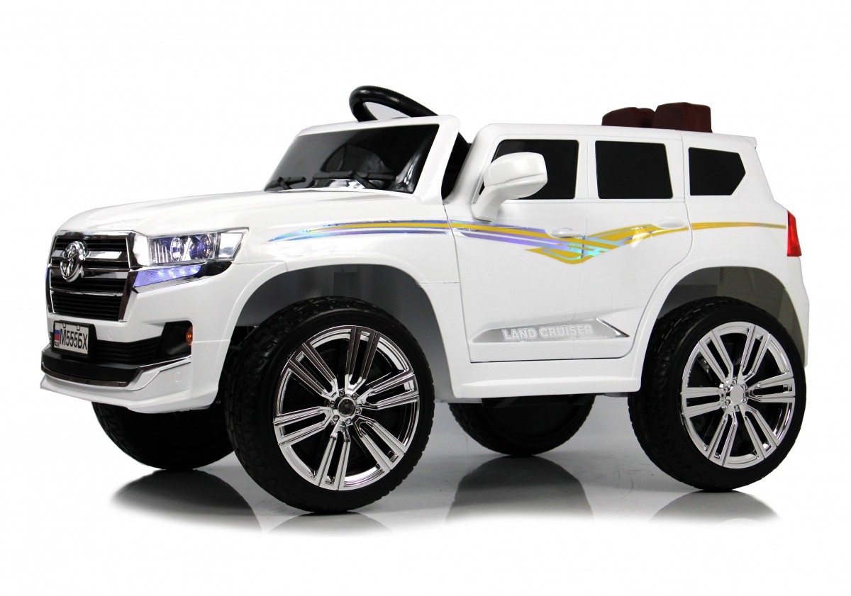 Электромобиль RiverToys Toyota Land Cruiser М555БХ (Белый)