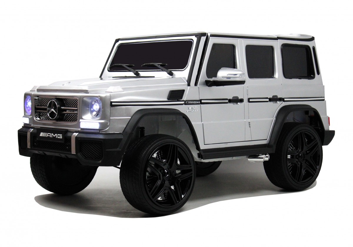 Электромобиль RIVERTOYS Mercedes-Benz G65-AMG 4WD (полноприводный) - вишневый глянец