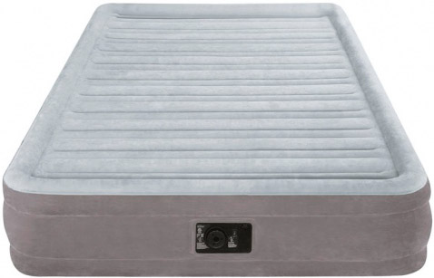 Надувная кровать intex интекс comfort plush 67768 с насосом
