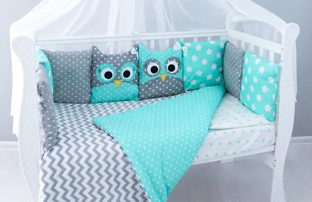 Lappetti Комплект в детскую кроватку с подушечками 