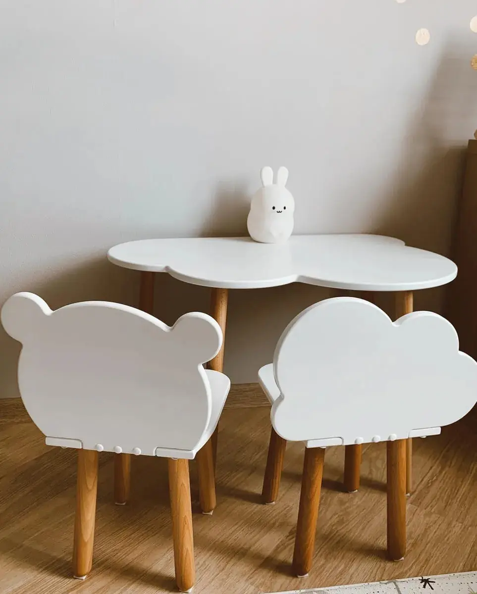 Купить Стол Happy Baby Oblako Table и стул Misha Chair в Краснодаре –  интернет-магазин «Жирафик»