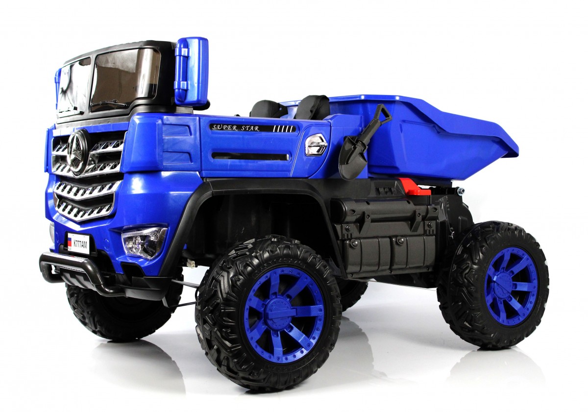 Электромобиль RiverToys Грузовик K777AM (Синий)