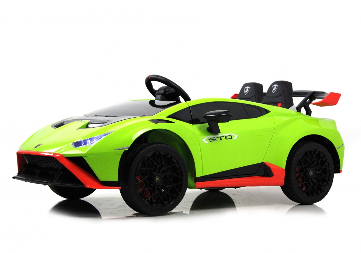 Электромобиль RiverToys Lamborghini Huracan STO (Зеленый)